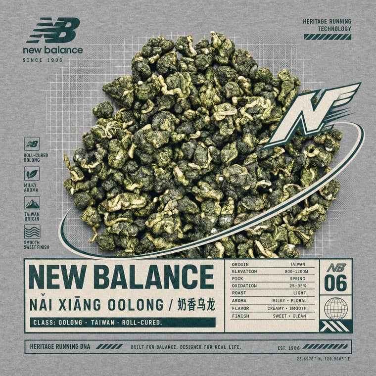 The design — Nǎi Xiāng Oolong