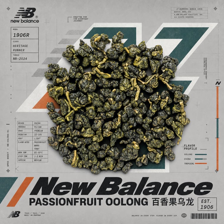 The design — Passion-Fruit Oolong