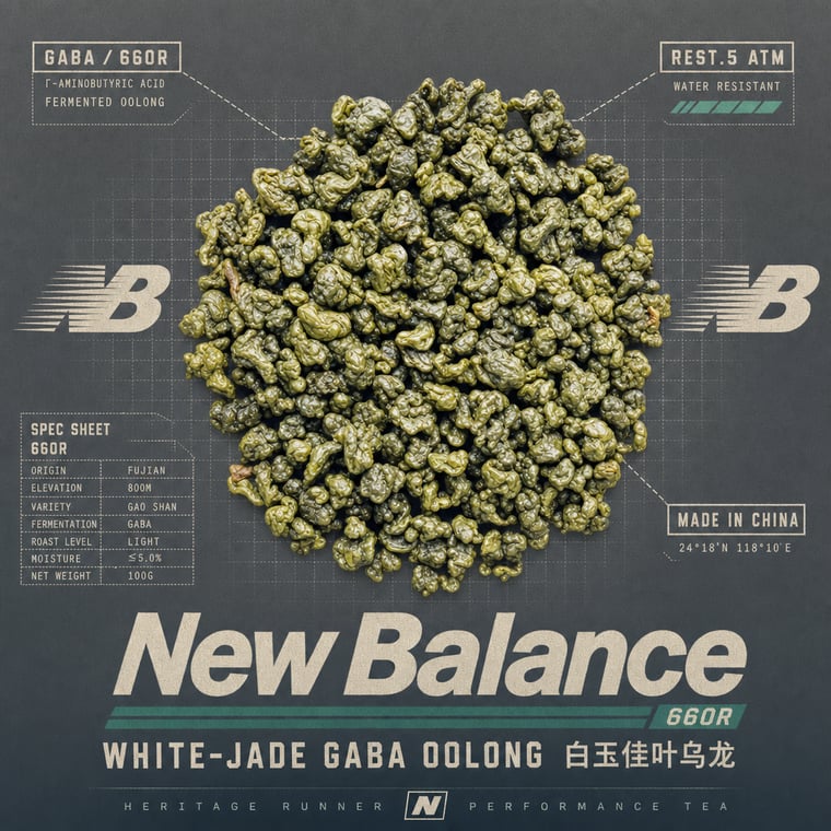 The design — White Jade GABA Oolong