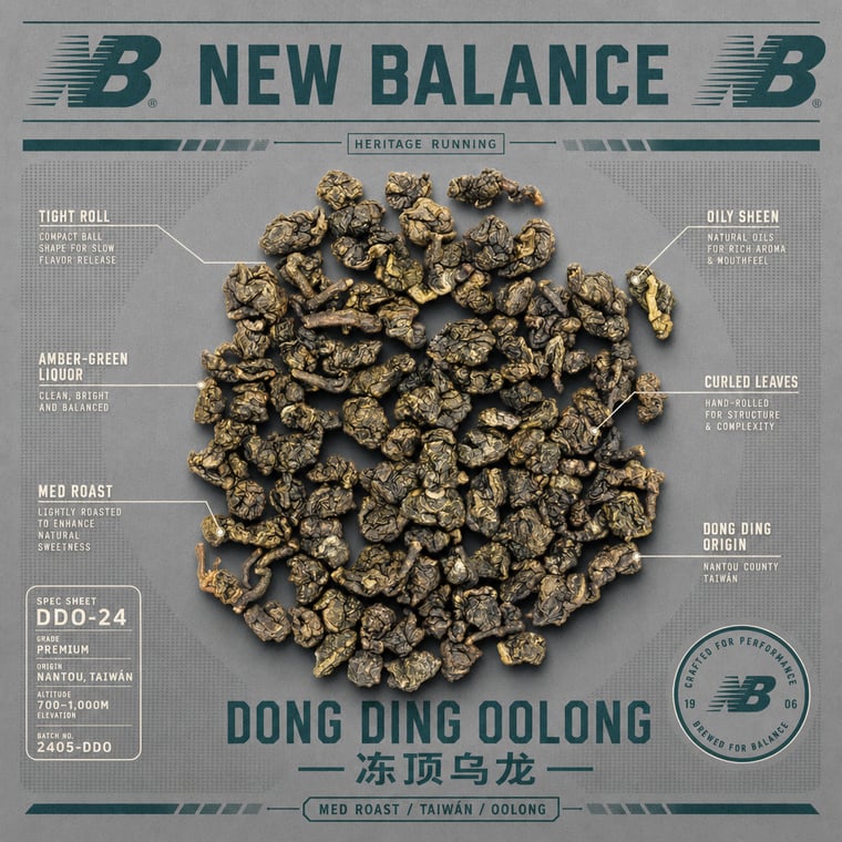 The design — Dòng Dǐng Oolong