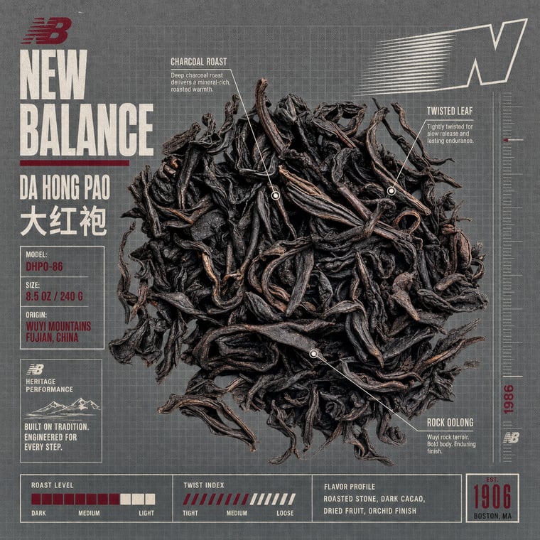 The design — Dà Hóng Páo